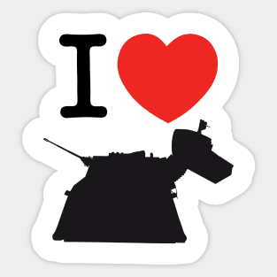 I ♥︎ K-9 Sticker